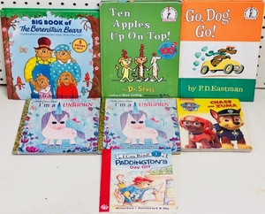 lot 197 image: Seven (7) Popular Childrens Books - Including Little Golden Books, Dr. Suess, the Berenstain&nbsp Bears, Paddington, &amp the Paw Patrol