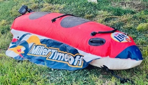 lot 209 image: Vintage 2002 Miller Lite Water Weinie - To Pull Behind Ski Boat