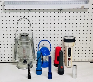 lot 214 image: Nine Assorted Flashlights &amp Lanterns WIntertek LED Undercabinet Light