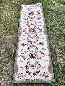 lot 231 image: Vintage Floral Runner Rug