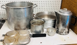 lot 246 image: Vintage Cookware Used on Former Owners Trail Rides