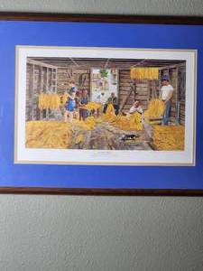 lot 97 image: Carolina Tobacco Dona Jerry Locklair Numbered Signed Print