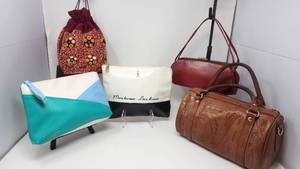 lot 99 image: Purse Lot, as Shown, She She Bon Bon, Elizabeth Arden and others