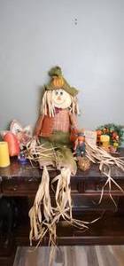 lot 117 image: Fall Lot, Scarecrow, Candels and others as shown