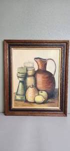 lot 123 image: 25 x 21 Framed Painting on Canvas