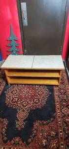 lot 155 image: 17 x 18 x 40 Two Tier Table