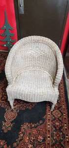 lot 156 image: 32 x 26 Wicker Chair