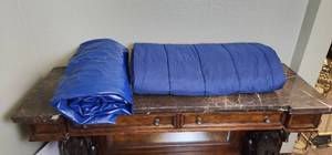 lot 158 image: Twin Size Comforter and Air Mattress