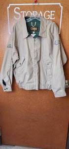 lot 168 image: Cobra Medium Tan Jacket with arm Patches
