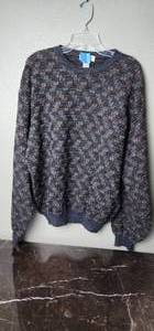 lot 195 image: Charcoal Multi Color Ribbed Sweater XL