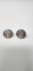 lot 204 image: Sliver Cufflinks with 952 5Marking