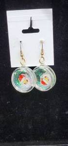 lot 218 image: Santa Earrings