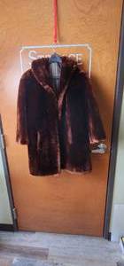 lot 223 image: Faux Fur Coat (no size tag on the inside)