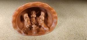lot 226 image: Clay Pottery Nativity Scene