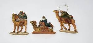 lot 228 image: Three Wise Men 4.5 Tree Ornaments