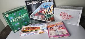 lot 250 image: Vintage Games, Outburst, Chinese Checkers and others as Shown