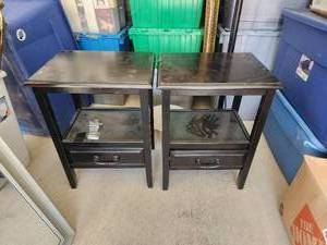 lot 241 image: Selection of 2 endtables