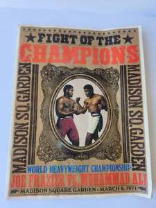 lot 5 image: 1971 Joe Frazier vs. Muhammad Ali program