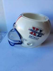 lot 132 image: Chips and dips - Super Bowl helmet