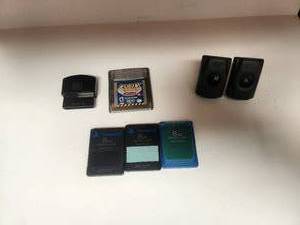 lot 175 image: Selection of gaming items - Memory cards, DVD wireless, Cubix game
