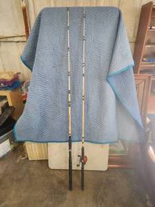 lot 215 image: Selection of fishing poles