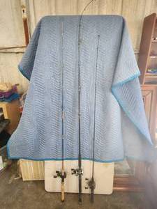 lot 222 image: Selection of fishing rods and reels