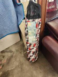 lot 194 image: Mesh Lounge chair with footrest