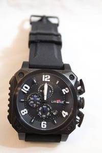 lot 54 image: Drone Watch Model DRN-104F Black silicone Band