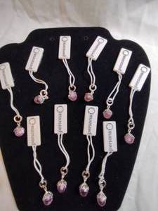 lot 128 image: (10) Persona brand Sterling Silver and glass  crystal charms. Most marked 925 andor have retail tags that say 925. Retail $30 each