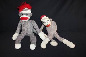 lot 176 image: Vintage and Modern Sock Monkeys