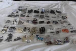 lot 161 image: Variety of Beads and Spacers for Jewelry Making