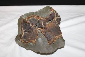 lot 189 image: LARGE Raw Septarian Geode Rock 8x5