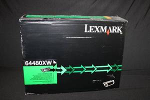 lot 221 image: Lexmark 64480XW Toner Cartridge NIB
