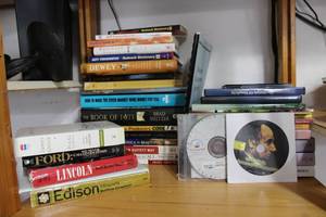 lot 211 image: Books and CDs as shown