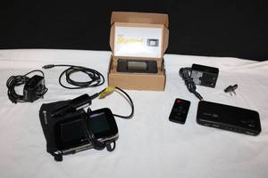lot 260 image: Electronics Sprint Netgear, Rocketfish 4-port selector, and Navigon