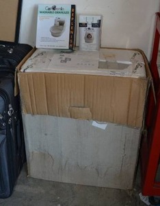 lot 335 image: Cat Genie A.I. Litter Box Plus Replenish Granules and Washes