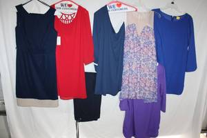 lot 353 image: Womens Clothes Navy Blue, Purple and Red Colors, see pictures