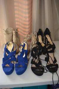 lot 320 image: Womens Shoes Heels Size 9-9.5