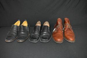 lot 297 image: Mens Shoes Johnston and Murphy, Bostonian and Sandro Brands Size 8.5-9