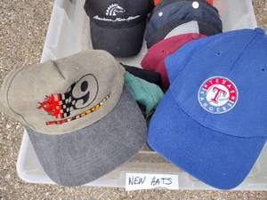 lot 418 image: Ballcaps Includes Texas Rangers, Glock, and Dallas Cowboys, see pictures