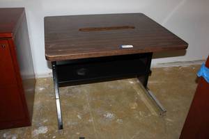 lot 15 image: Chrome Based Printer Stand