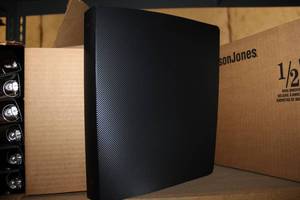 lot 141 image: 3 Boxes and Black Flexible Binders