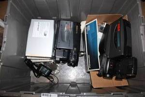 lot 163 image: Video Cameras and Sony DVD Players, see pictures