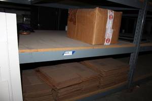 lot 184 image: Packing Boxes, Wire Pen Holders and Plastic Desk Organizers