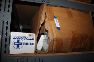 lot 272 image: Box of Unopened Vehicle First Aid Boxes