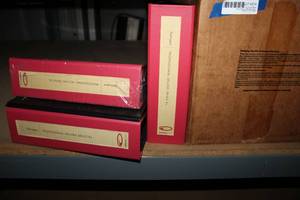 lot 274 image: Box of Red and Black Binders