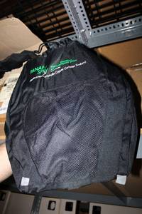 lot 279 image: Box of Black Backpacks
