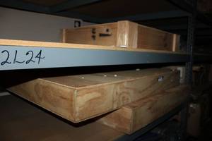 lot 286 image: 3 Wooden Shipping Boxes