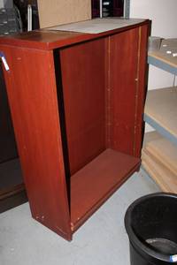 lot 296 image: 4 Bookshelf Cherry Finish