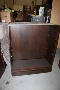 lot 297 image: 4 Bookshelf Dark Brown Finish